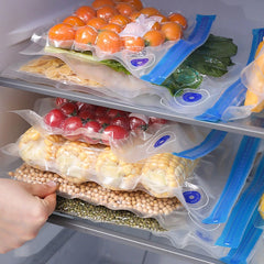 Reusable Vacuum Food Storage Zipper Bags Set Electric Handheld Vacuum Sealer