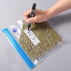 Reusable Vacuum Food Storage Zipper Bags Set Electric Handheld Vacuum Sealer